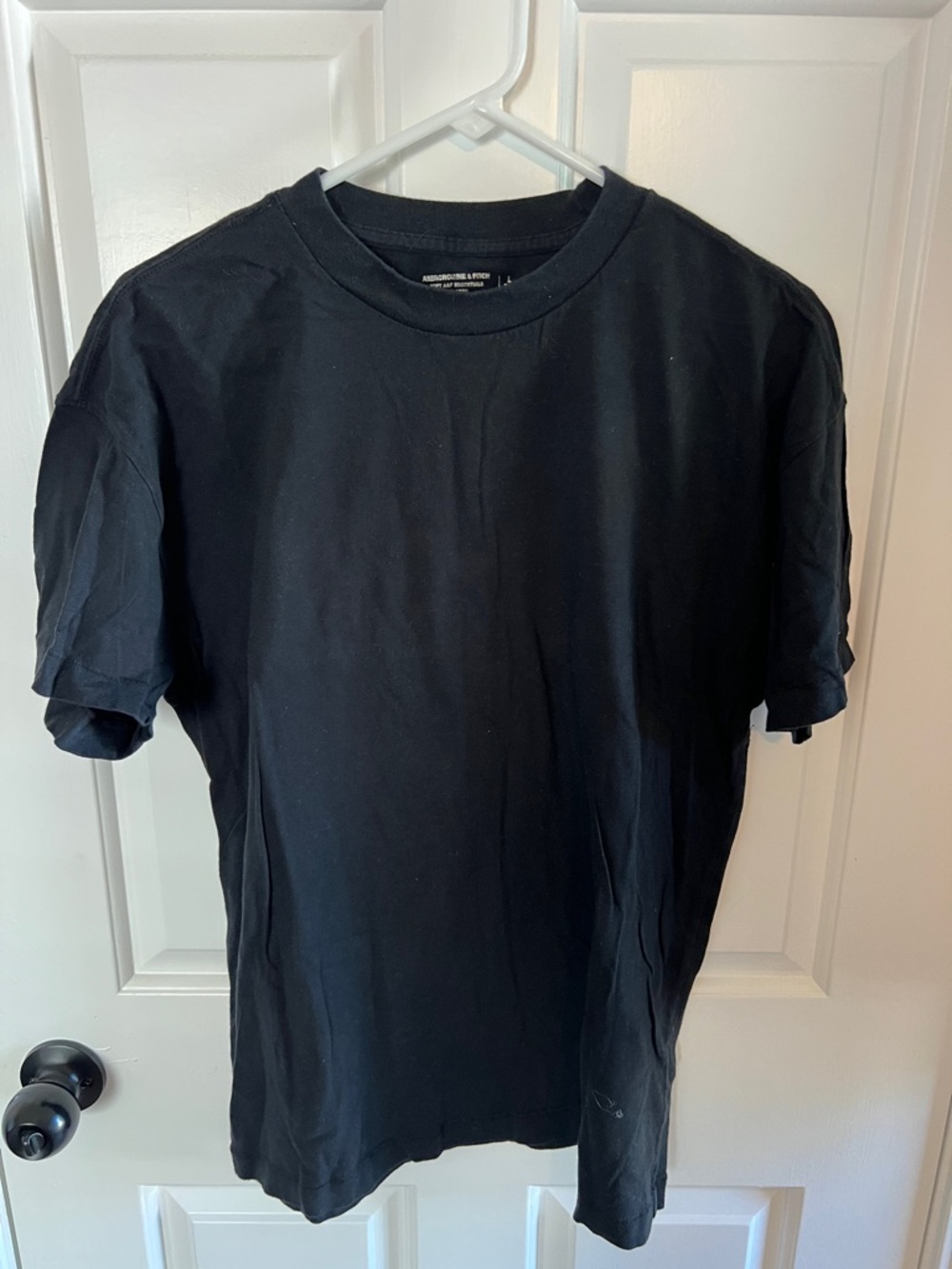 Abercrombie & Fitch Black Short Sleeve Crew Tee